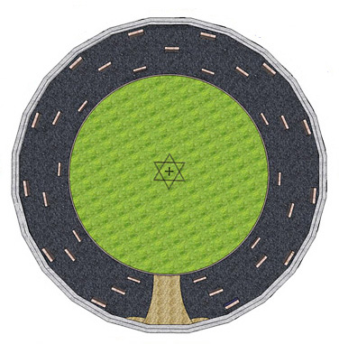 Bild der ersten Planung eines Denkmals