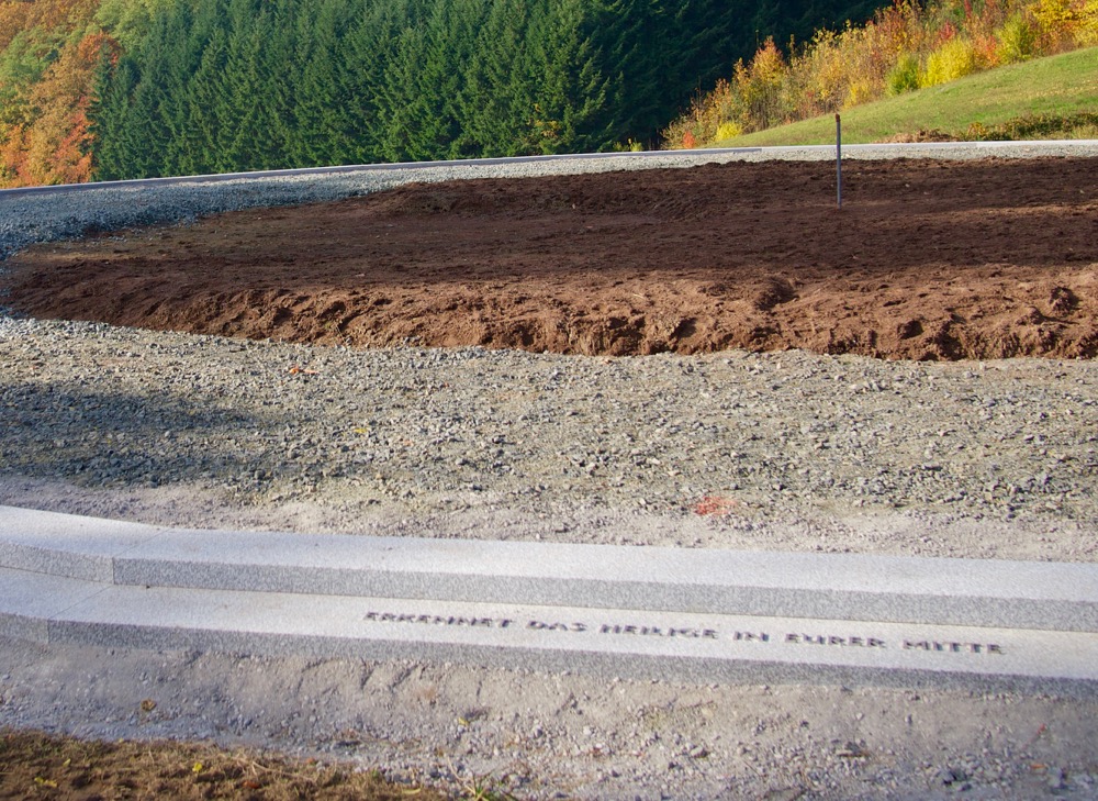 Kreis aus 2 x 24 Stufen von nah