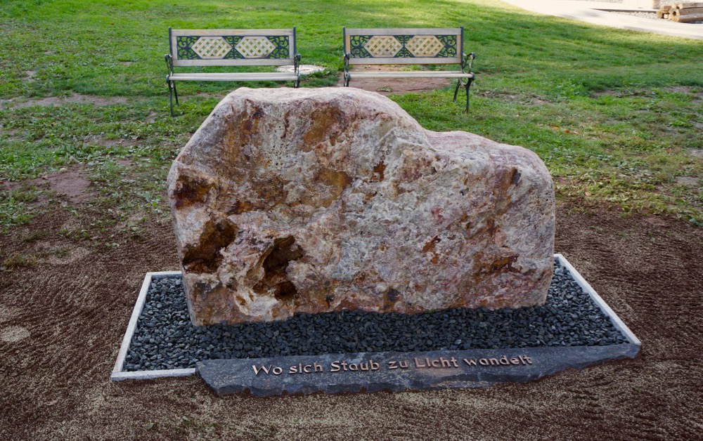 Der Kies wurde eingefüllt