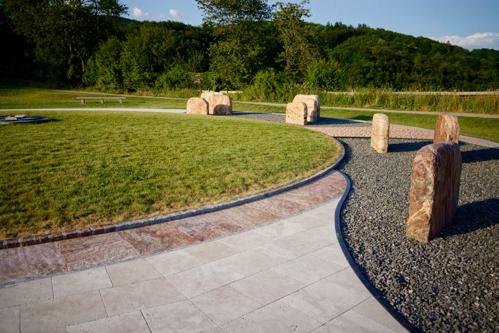 Die Quarzplatten liegen schön