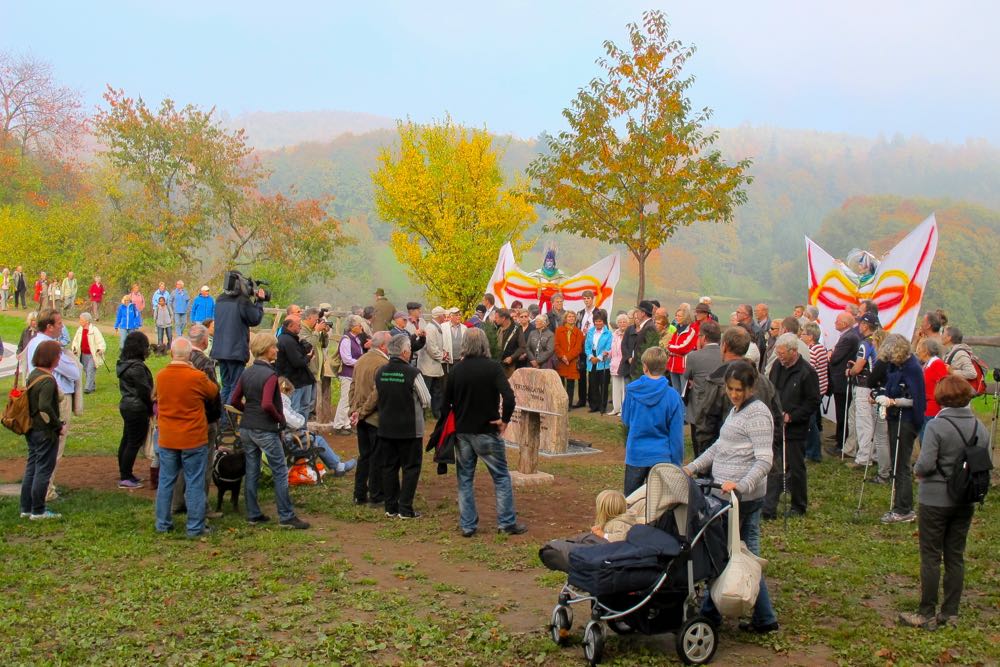 Medieninteresse am Friedensmal