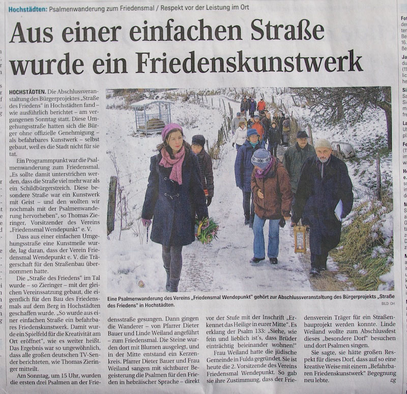 Pressebericht zur Psalmenwanderung