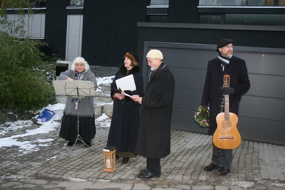 Frau Weiland, Pastor Bauer und Thomas Zieringer