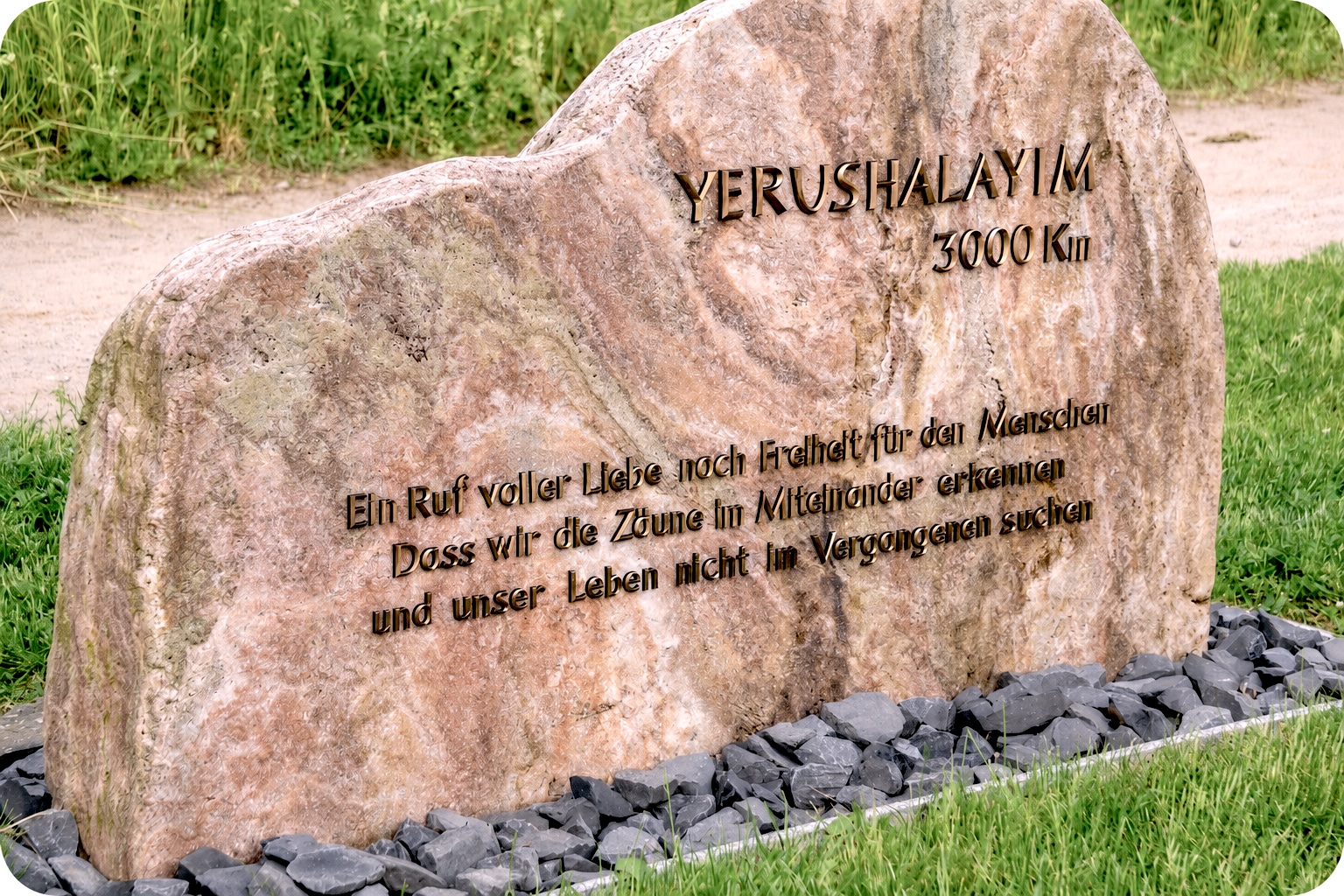 Stein der Begegnung