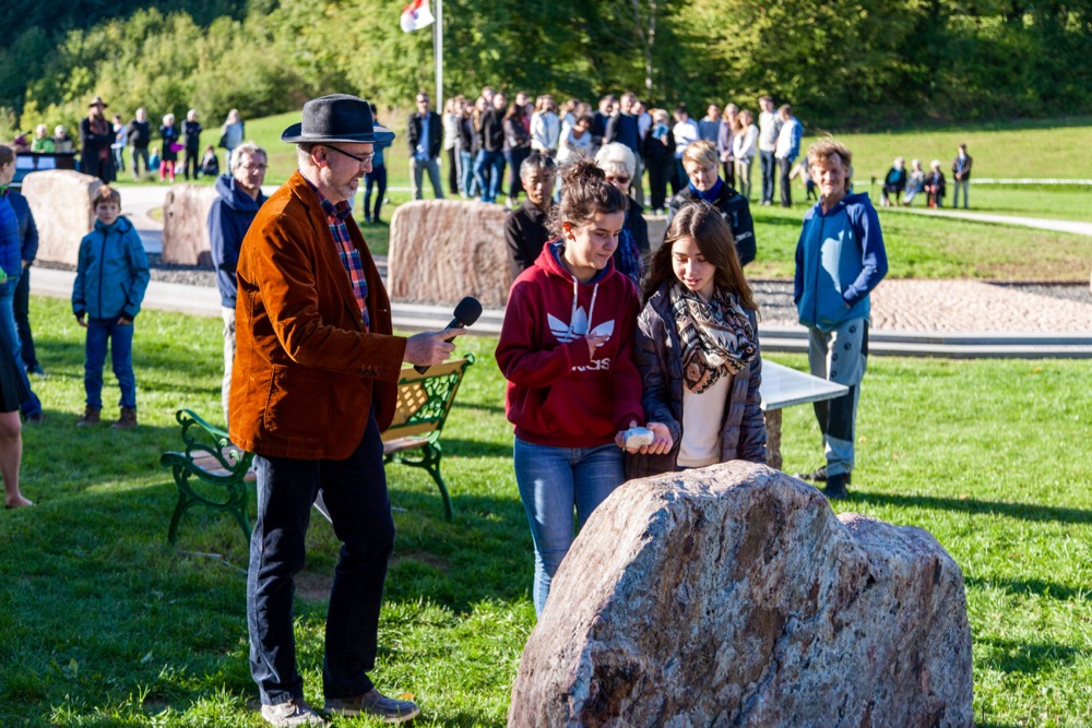 Einweihung des Gartens der Freiheit