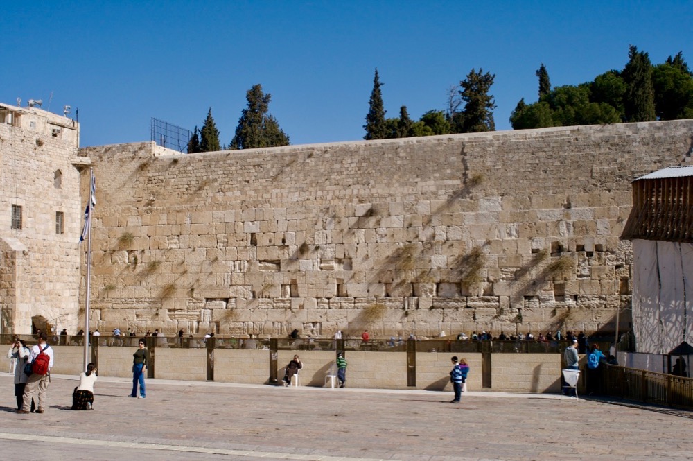 An der Westmauer in Jerusalem
