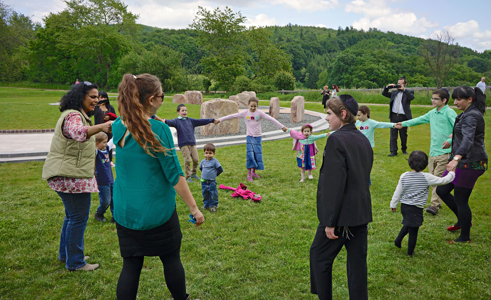 Besuch jüdische Gemeinde - Garten der Freiheit