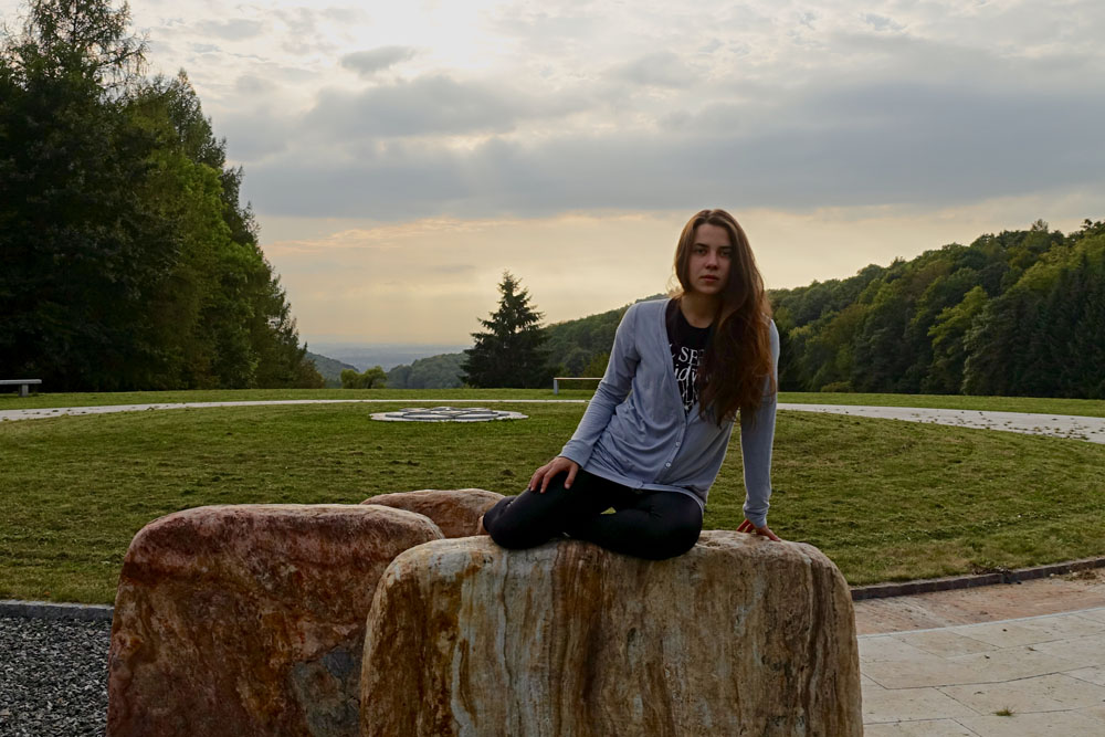Die Tänzerin Natalia Pienkina zu Besuch
